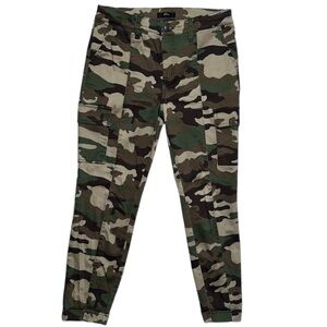J.Crew Camouflage 9 inch 6 Pocket Cargo Toothpick Pants size 27P